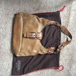 Vintage leather COACH bag